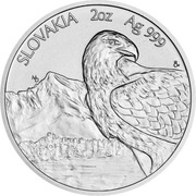 5 Dollars - Elizabeth II Golden Eagle, Niue, 2021 reverse image