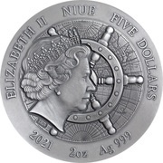 5 Dollars - Elizabeth II Vasa obverse image