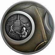 5 Dollars - Elizabeth II Chernobyl, Niue, 2021 reverse image