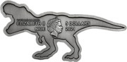 5 Dollars - Elizabeth II Tyrannosaurus Rex obverse image