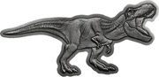 5 Dollars - Elizabeth II Tyrannosaurus Rex, Niue, 2021 reverse image