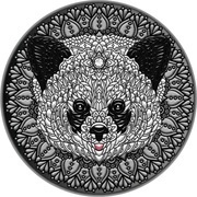 5 Dollars - Elizabeth II Panda, Niue, 2021 reverse image