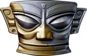 5 Dollars - Elizabeth II Mask of Sanxingdui, Niue, 2021 reverse image