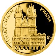 5 Dollars - Elizabeth II Church of Our Lady before Týn, Niue, 2021 reverse image