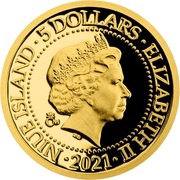 5 Dollars - Elizabeth II St Barbara's Church obverse image