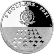 5 Dollars - Elizabeth II Old Town Square execution obverse image