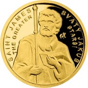 5 Dollars - Elizabeth II Saint James the Greater, Niue, 2021 reverse image