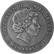 5 Dollars - Elizabeth II Crystal Scarabaeus obverse image
