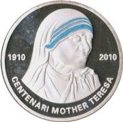 10 Diners Mother Teresa, Andorra, 2011 reverse image