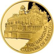 5 Dollars - Elizabeth II The Hanging Gardens of Babylon, Niue, 2021 reverse image