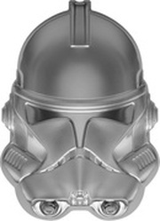 5 Dollars - Elizabeth II Clone Trooper Helmet, Niue, 2021 reverse image