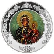 5 Dollars - Elizabeth II Black Madonna of Częstochowa, Niue, 2021 reverse image