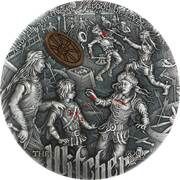 5 Dollars - Elizabeth II Blood of Elves, Niue, 2021 reverse image