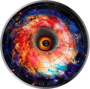 5 Dollars - Elizabeth II Black Hole, Niue, 2021 reverse image