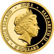5 Dollars - Elizabeth II Hare obverse image