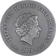 5 Dollars - Elizabeth II Lioness obverse image