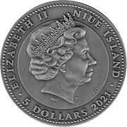 5 Dollars - Elizabeth II Tiger obverse image
