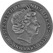 5 Dollars - Elizabeth II Alchemist obverse image