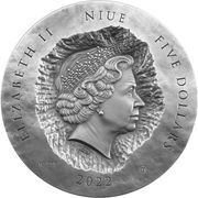5 Dollars - Elizabeth II David obverse image