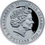 5 Dollars - Elizabeth II Freyja obverse image