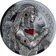 5 Dollars - Elizabeth II Freyja, Niue, 2022 reverse image