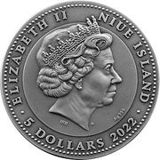 5 Dollars - Elizabeth II Hermes and Mercury obverse image