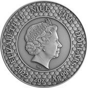 5 Dollars - Elizabeth II Pearl and Dragon obverse image