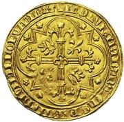 Gold Lion - Anthony, Belgium, 1409-1412 reverse image