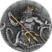 5 Dollars - Elizabeth II Triton, Niue, 2022 reverse image