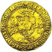 1 Gold Lion - Philip the Good, Belgium, 1454-1460 reverse image