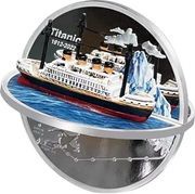 5 Dollars - Elizabeth II Titanic, Niue, 2022 reverse image