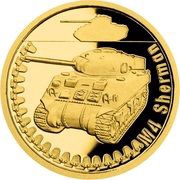 5 Dollars - Elizabeth II M4 Sherman, Niue, 2022 reverse image