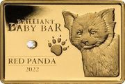 5 Dollars - Elizabeth II Red Panda, Niue, 2022 reverse image