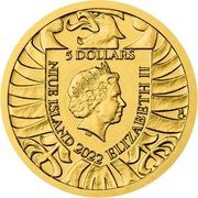 5 Dollars - Elizabeth II Czech Lion obverse image