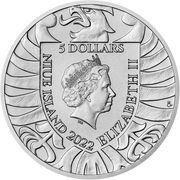 5 Dollars - Elizabeth II Czech Lion obverse image