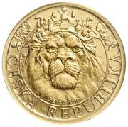 5 Dollars - Elizabeth II Czech Lion, Niue, 2022 reverse image