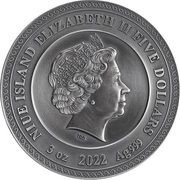 5 Dollars - Elizabeth II Helios obverse image