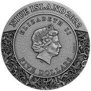 5 Dollars - Elizabeth II Temida obverse image