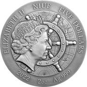 5 Dollars - Elizabeth II San Jose obverse image