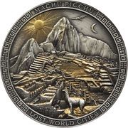 5 Dollars - Elizabeth II Macchu Picchu, Niue, 2022 reverse image