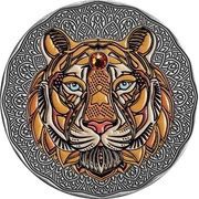5 Dollars - Elizabeth II Tiger, Niue, 2022 reverse image