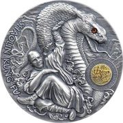 5 Dollars - Elizabeth II Shaolin Snake, Niue, 2022 reverse image