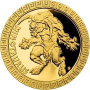 5 Dollars - Elizabeth II Minotaur, Niue, 2022 reverse image