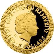 5 Dollars - Elizabeth II Sphinx obverse image