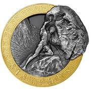 5 Dollars - Elizabeth II Sisyphus, Niue, 2022 reverse image