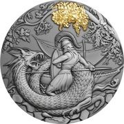 5 Dollars - Elizabeth II Jason and the Argonauts, Niue, 2022 reverse image