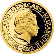 5 Dollars - Elizabeth II Old Town Astronomical Clock obverse image