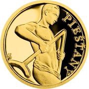 5 Dollars - Elizabeth II Piešťany, Niue, 2022 reverse image