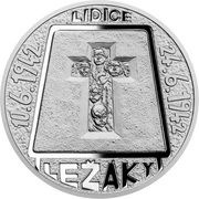 5 Dollars - Elizabeth II Lidice and Ležáky, Niue, 2022 reverse image