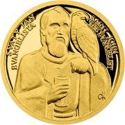 5 Dollars - Elizabeth II John the Evangelist, Niue, 2022 reverse image
